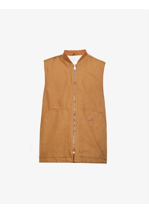 Carhartt WIP x Toogood Antique Dealer brand-tab oversized organic-cotton vest