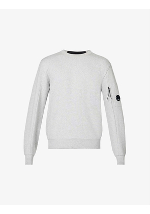Diagonal Fleece regular-fit cotton-jersey sweatshirt