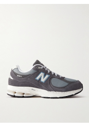 New Balance - 2002R Mesh-Trimmed Suede Sneakers - Men - Blue - UK 5.5