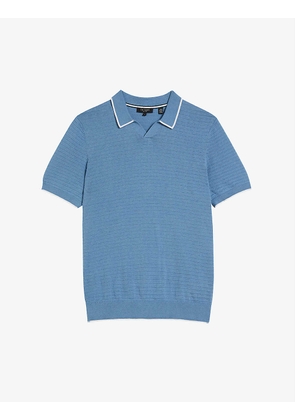 Durdle short-sleeved cotton polo shirt