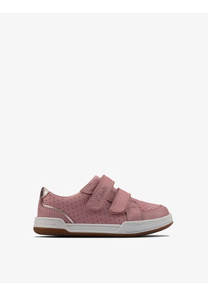 Fawn Solo leather trainers 2-4 years