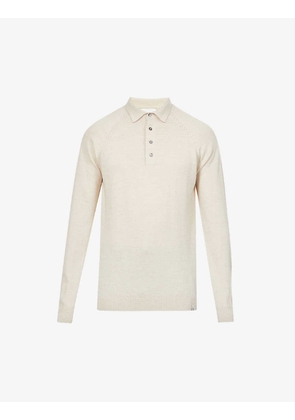 Beauford regular-fit wool polo shirt