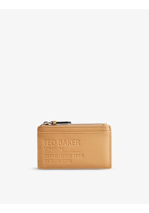 Darcena brand-debossed leather purse