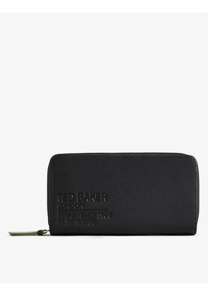 Darciea logo-debossed leather purse