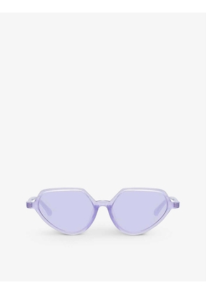 Linda Farrow x Dries Van Noten cat's eye-frame acetate sunglasses