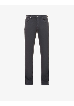 Adler regular-fit tapered stretch-denim jeans