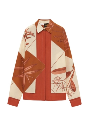 Loewe X Paula'S Ibiza Silk-Blend Patterned Shirt