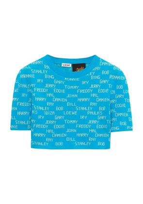 Loewe X Paula'S Ibiza Cropped Sweater