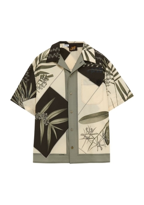 Loewe X Paula'S Ibiza Silk-Blend Short-Sleeve Shirt