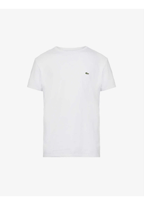 Pima brand-embroidered cotton-jersey T-shirt