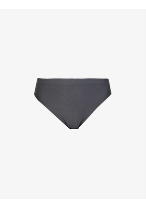 Soft Stretch mid-rise stretch-woven thong