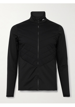 Kjus Golf - Release Quilted Shell and Stretch-Jersey Golf Jacket - Men - Black - IT 48