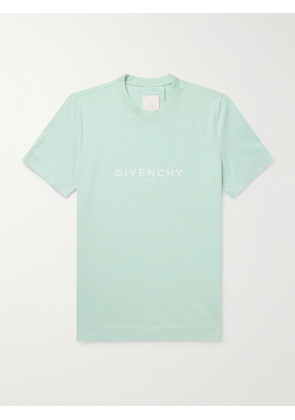 Givenchy - Archetype Logo-Print Cotton-Jersey T-Shirt - Men - Green - XS