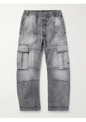Givenchy - Straight-Leg Panelled Cargo Trousers - Men - Gray - UK/US 28