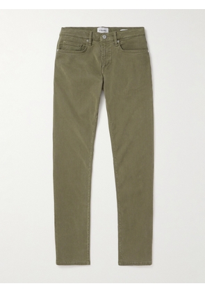 FRAME - L'Homme Slim-Fit Stretch-Lyocell Trousers - Men - Green - UK/US 30