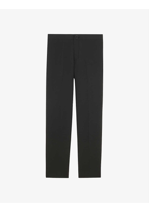 High-rise stretch-jersey trousers
