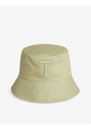 Teri embroidered cotton bucket hat