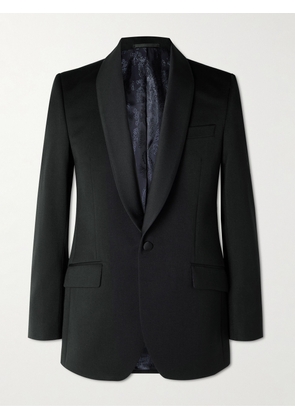 Favourbrook - Hampton Shawl-Collar Grosgrain-Trimmed Wool Tuxedo Jacket - Men - Black - UK/US 36