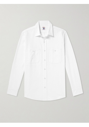 Randy's Garments - Cotton-Blend Oxford Shirt - Men - White - S