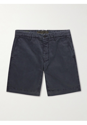 Incotex - Slim-Fit Stretch-Cotton Twill Bermuda Shorts - Men - Blue - UK/US 30
