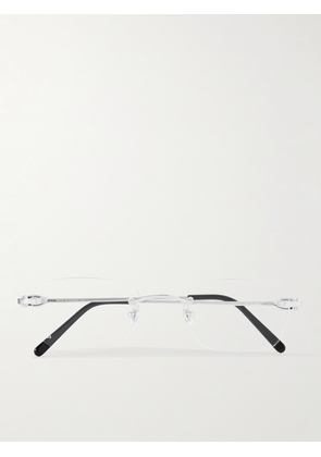 Cartier Eyewear - Rimless Silver-Tone Optical Glasses - Men - Silver