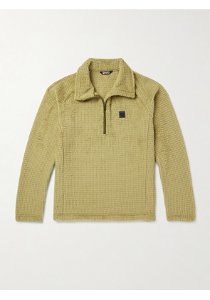 66 North - Hrannar Logo-Appliquéd Waffle-Knit Polartec® Alpha® Half-Zip Sweatshirt - Men - Green - S
