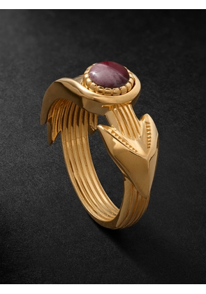 Jacques Marie Mage - Natrona Limited Edition Gold Vermeil Mookaite Ring - Men - Gold - 9