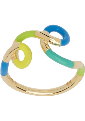 Bea Bongiasca Gold & Multicolor Tetradic Ring