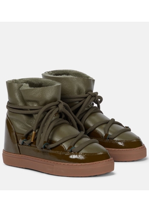 Inuikii Leather-paneled snow boots