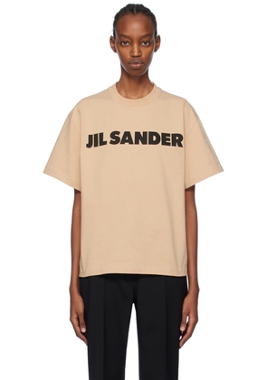 Jil Sander Beige Printed T-Shirt