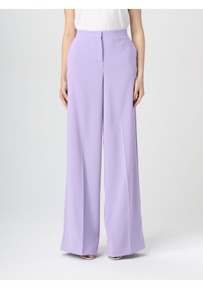 Trousers PINKO Woman colour Violet