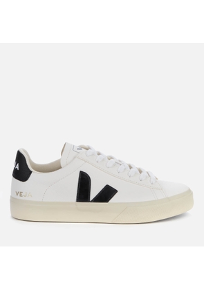 Veja Women's Campo Chrome Free Leather Trainers - Extra White/Black - UK 6