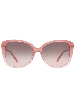 Kate Spade Grey Fuschia Cat Eye Ladies Sunglasses LORENE/F/S 035J/FF 57