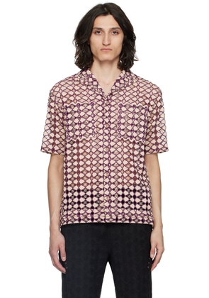 Andersson Bell Beige & Purple Letto Shirt