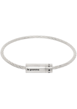 Le Gramme Silver 'Le 9g' Cable Bracelet