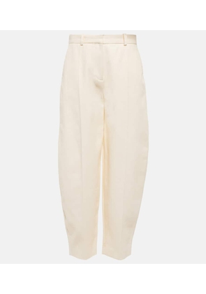 Toteme Mid-rise cotton pants