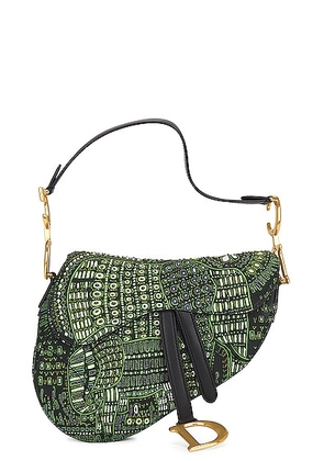 dior Dior Saddle Bag in Green - Green. Size all.