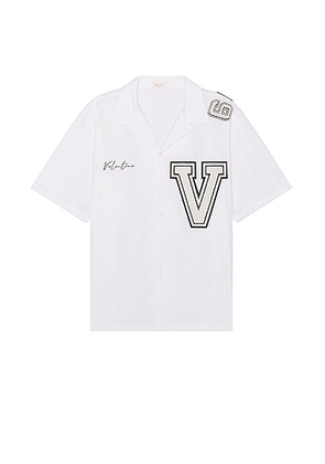 Valentino Camicia Maniche Corte in White - White. Size 50 (also in ).