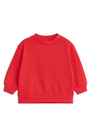Cotton Sweatshirt - Red
