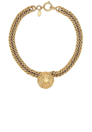 chanel Chanel Cambon Double Chain Necklace in Gold - Metallic Gold. Size all.