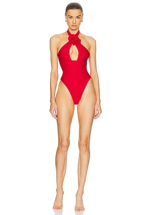 LPA Marjorie One Piece in Red - Red. Size M (also in L, S, XS).