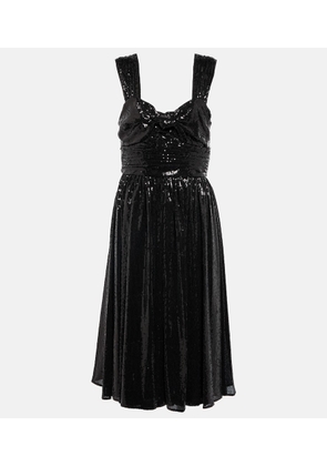 Polo Ralph Lauren Georgette sequined midi dress
