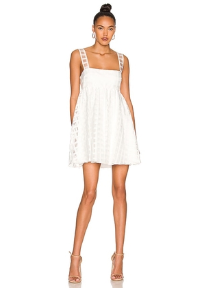 Amanda Uprichard Russo Dress in White. Size L.