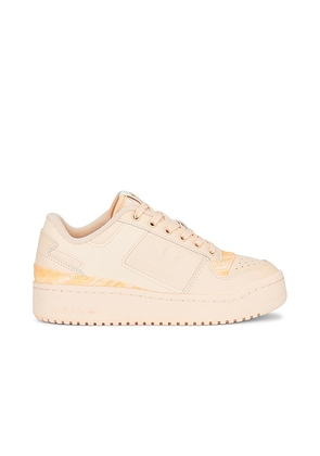 adidas Originals Forum Bold Her Faux Leather Sneaker in Beige. Size 9.5.
