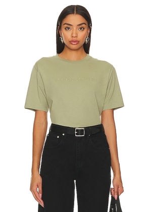 ALLSAINTS Pippa Bf Tee in Sage. Size XS.