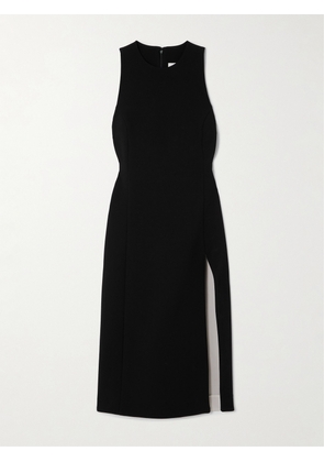 AMI PARIS - Wool-crepe Midi Dress - Black - FR34,FR36,FR38,FR40,FR42,FR44