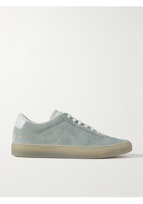Common Projects - Tennis 70 Leather-trimmed Suede Sneakers - Gray - IT35,IT36,IT37,IT38,IT39,IT40,IT41,IT42