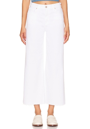 AG Jeans Saige Wide Leg Crop in White. Size 25, 26, 27, 28, 29, 30, 31, 32.