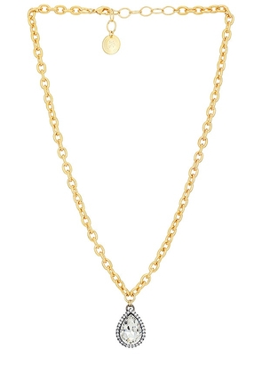 Anton Heunis Chunky Chain Necklace in Metallic Gold.