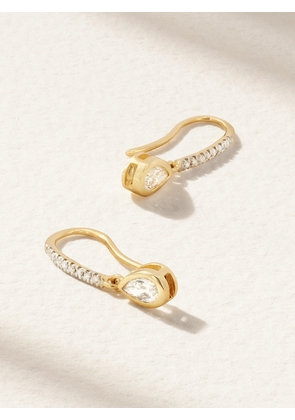 Mateo - 14-karat Gold Diamond Earrings - One size